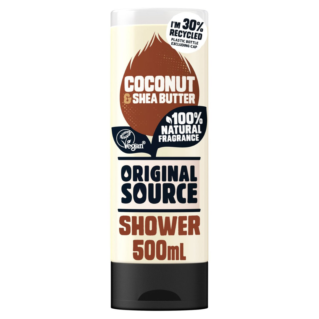 ORIGINAL SOURCE TROP.C/NUT N S/BUTTER S/GEL 500ML